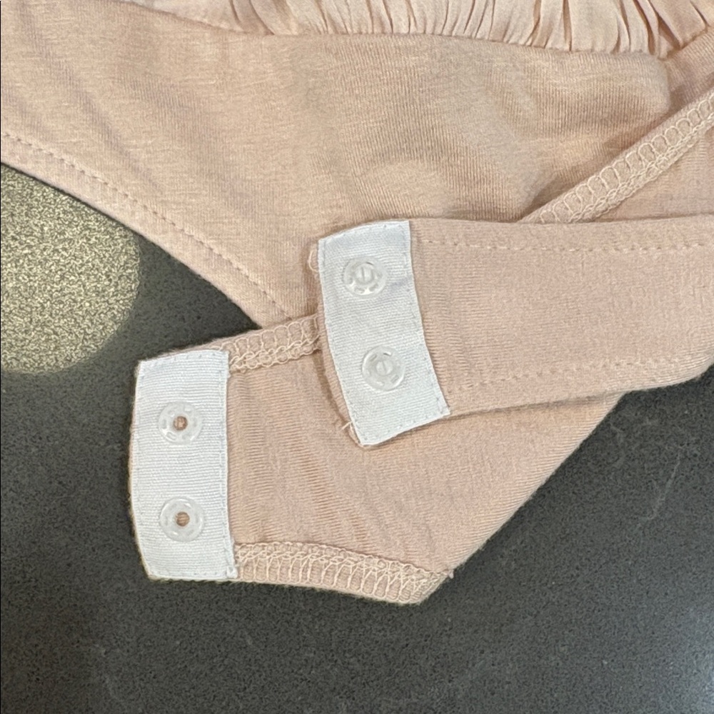 PAIGE Sevilla Bodysuit in Color Cream Tan - Picture 12 of 14